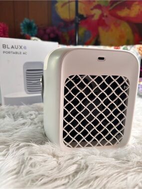 Blaux • Portable AC Personal Desktop Cooler w Evaporative Cooling & Humidifier